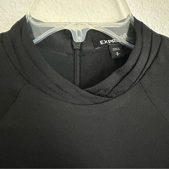 NWT EXPRESS Mock Neck Balloon Sleeve Dress - Picture 3 of 5